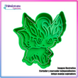 Leafeon Pokemon - Cortador de Galletas y Fondant