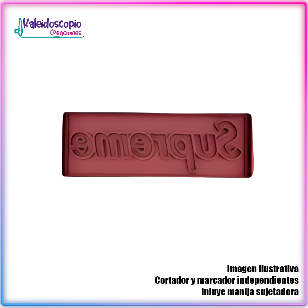 Logo SUPREME Cortador de Galleta y Fondant