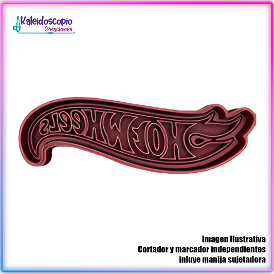 Logo Hot Wheels Cortador de Galleta y Fondant