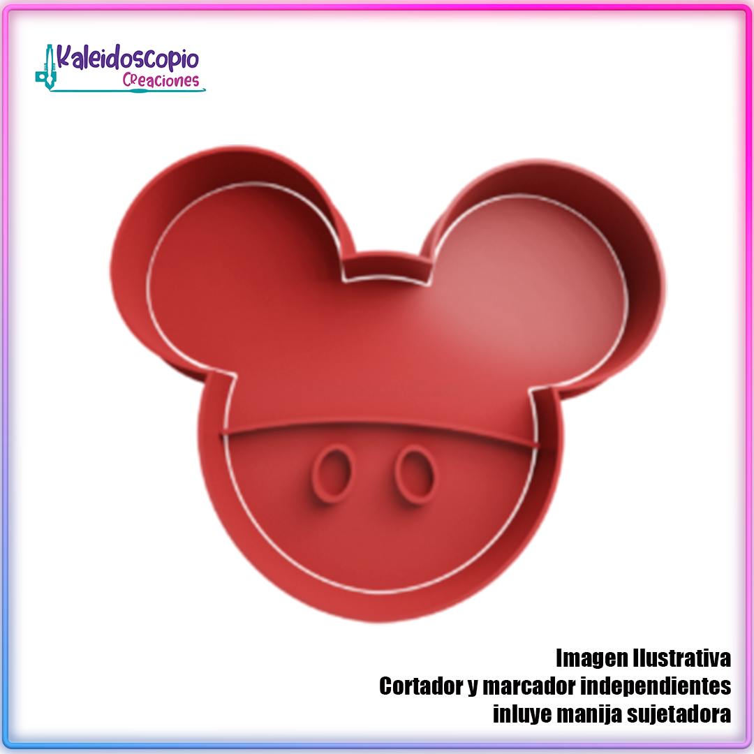 Mickey Mouse Cara Cortador De Galletas