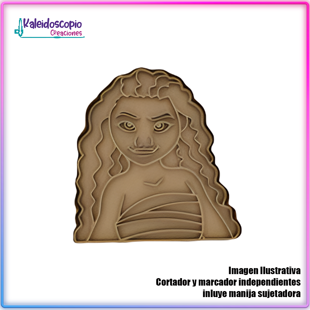 Moana Cortador de Galleta y Fondant