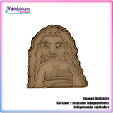 Moana Cortador de Galleta y Fondant