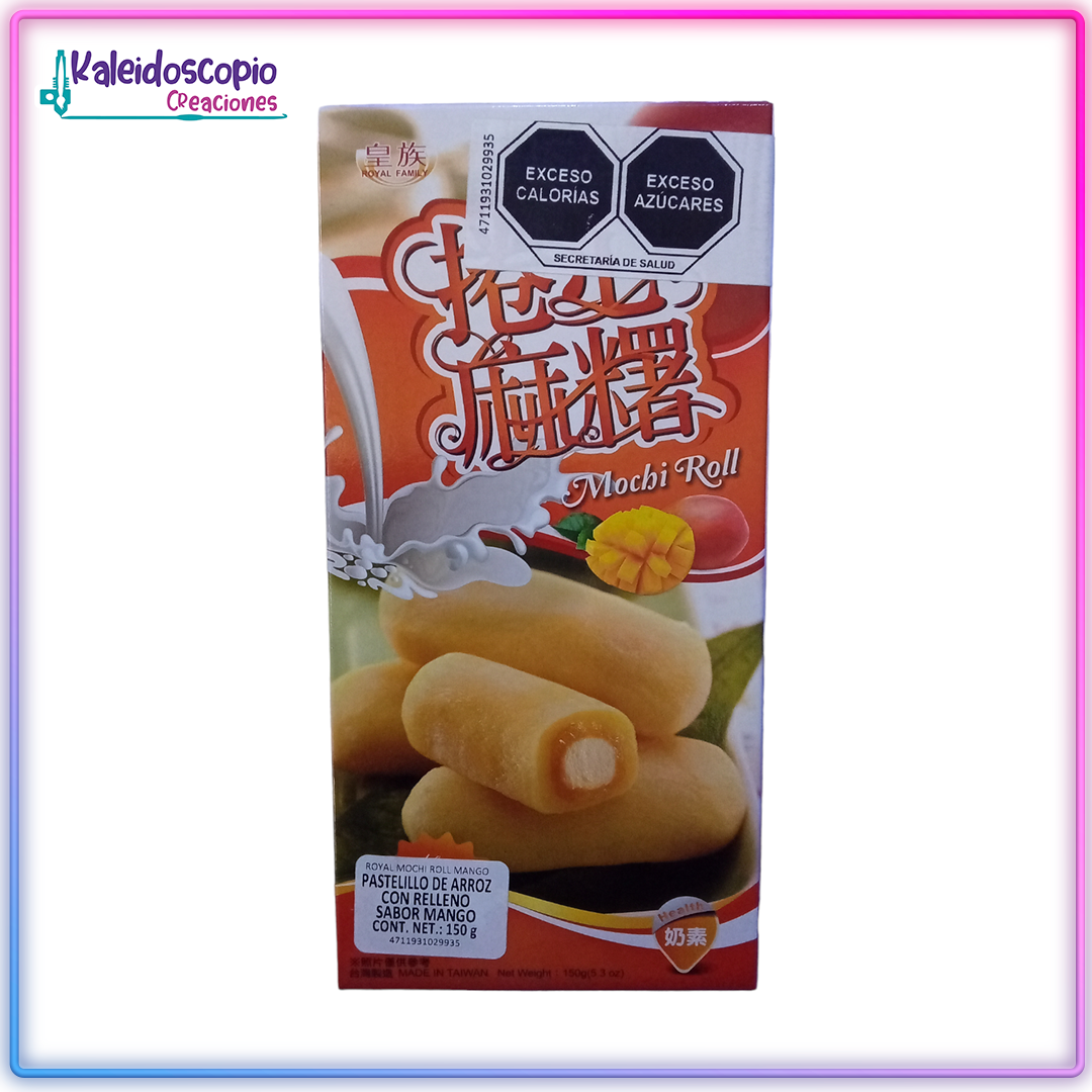 Mochi Roll Sabor Mango, Royal Family 150 G