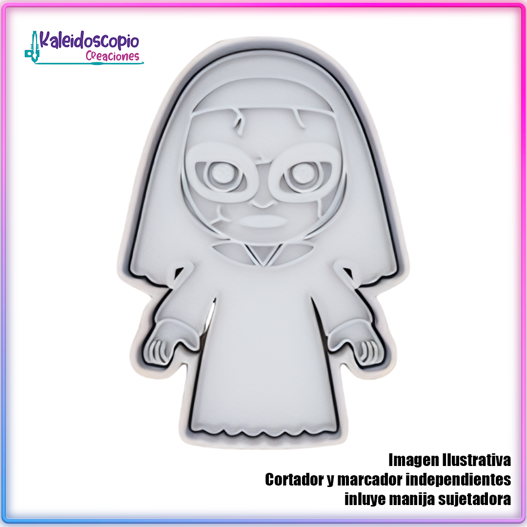 La Monja Cortador de Galleta y Fondant