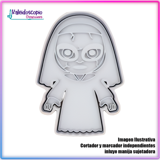 La Monja Cortador de Galleta y Fondant