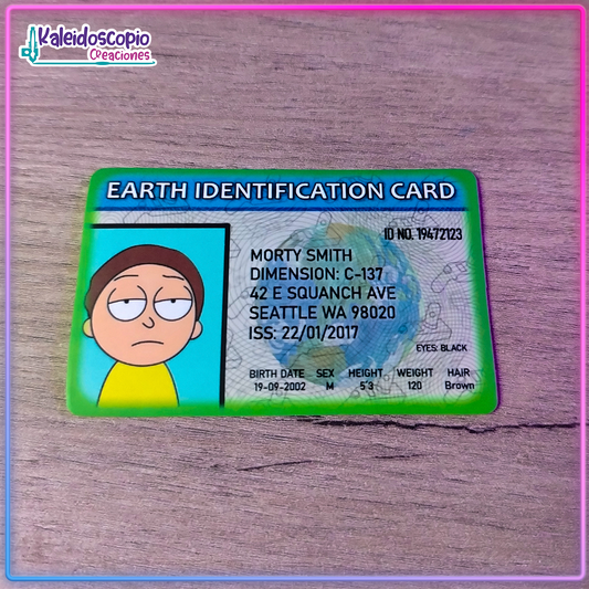Morty Sticker para tarjeta