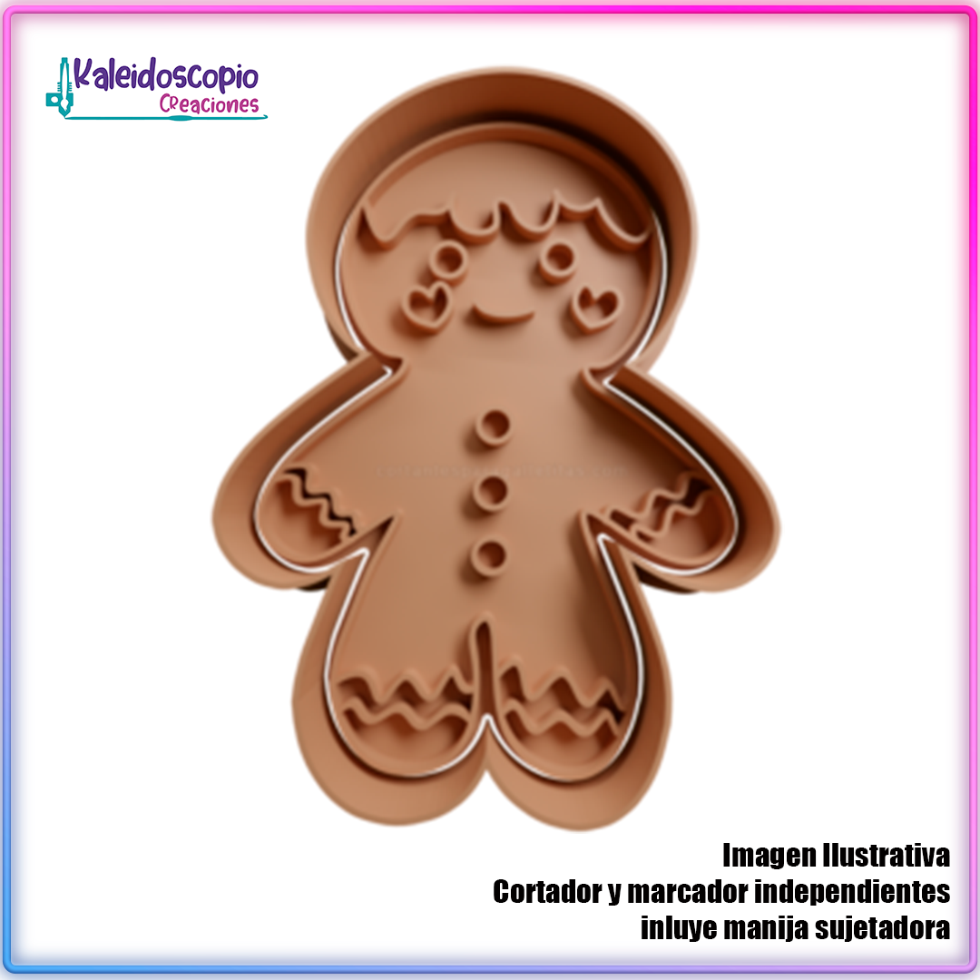 Niño de Jengibre - Cortador de Galletas y Fondant