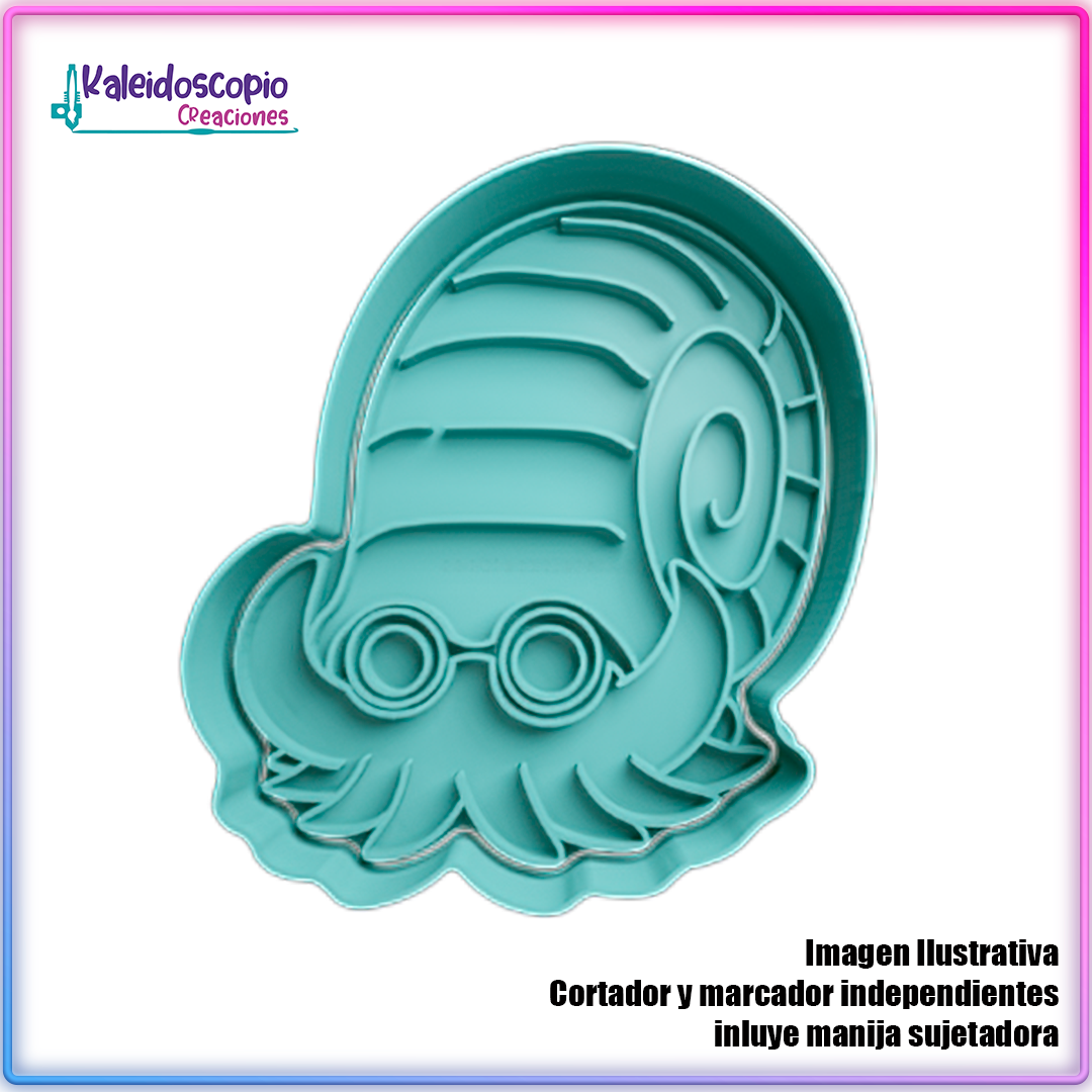 Omanyte 2 Pokemon - Cortador de Galletas y Fondant