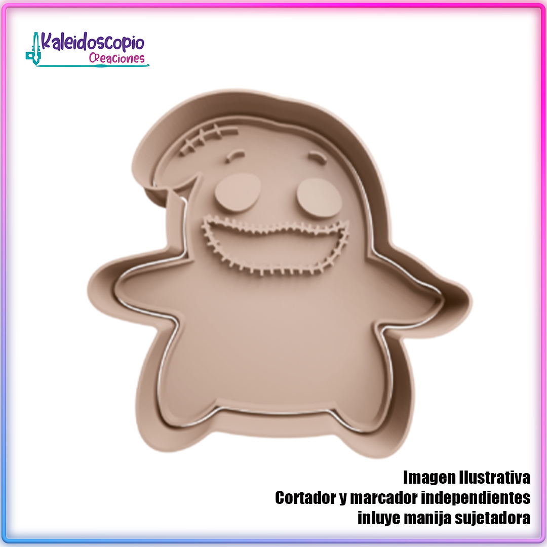 Oogie Boogie Cortador de Galletas y Fondant