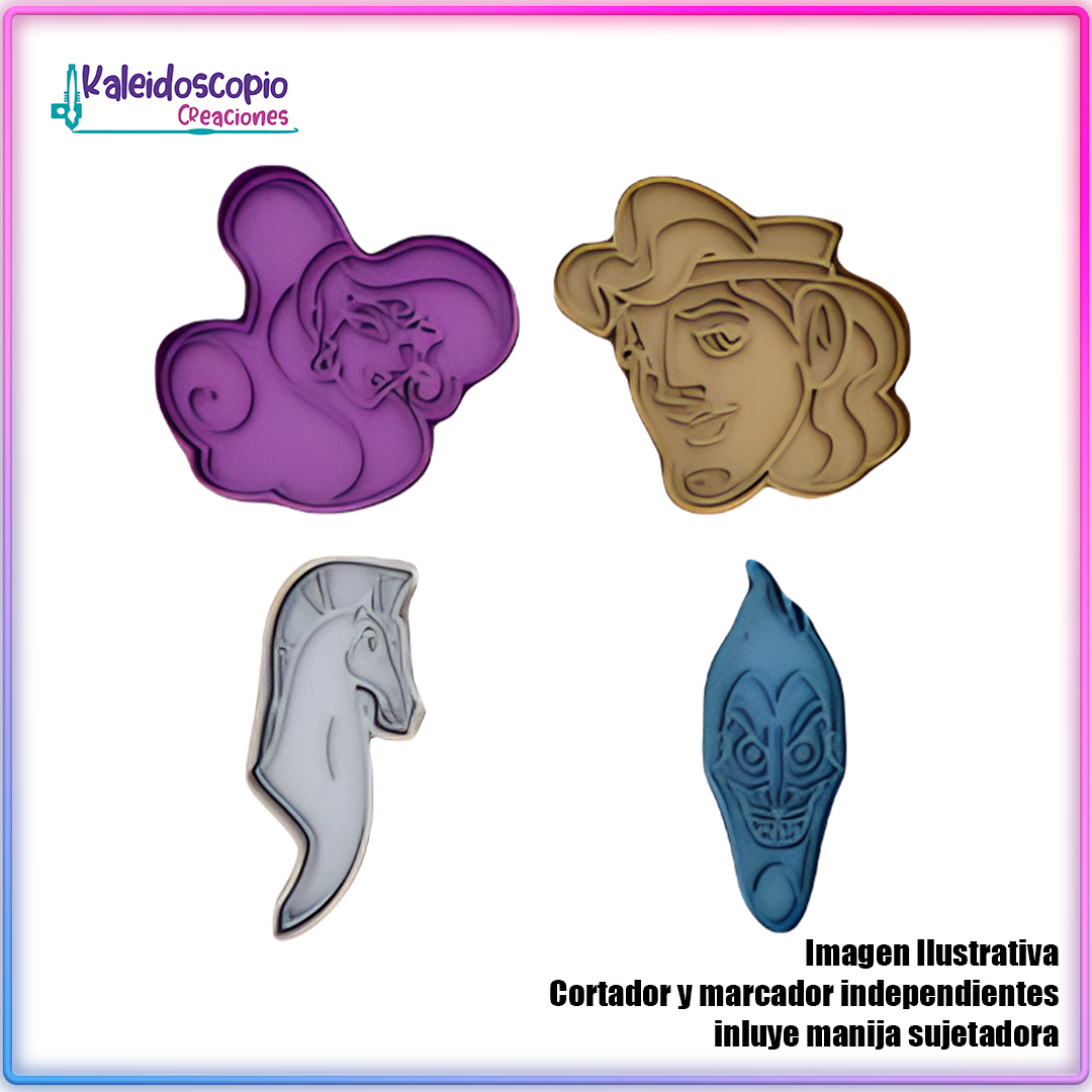 Pack Hercules Cortador de Galleta y Fondant