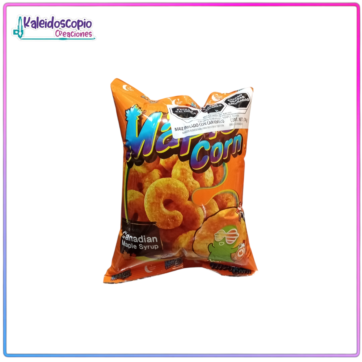 Frituras de Miel de Maple Maple Corn 74 g