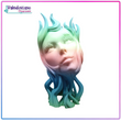 Maceta Rostro Mujer Multicolor