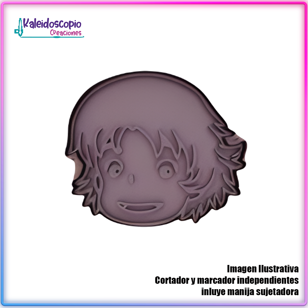 Ponyo Cara Cortador de Galleta y Fondant