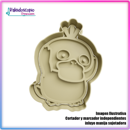 Psyduck Pokemon - Cortador de Galletas y Fondant