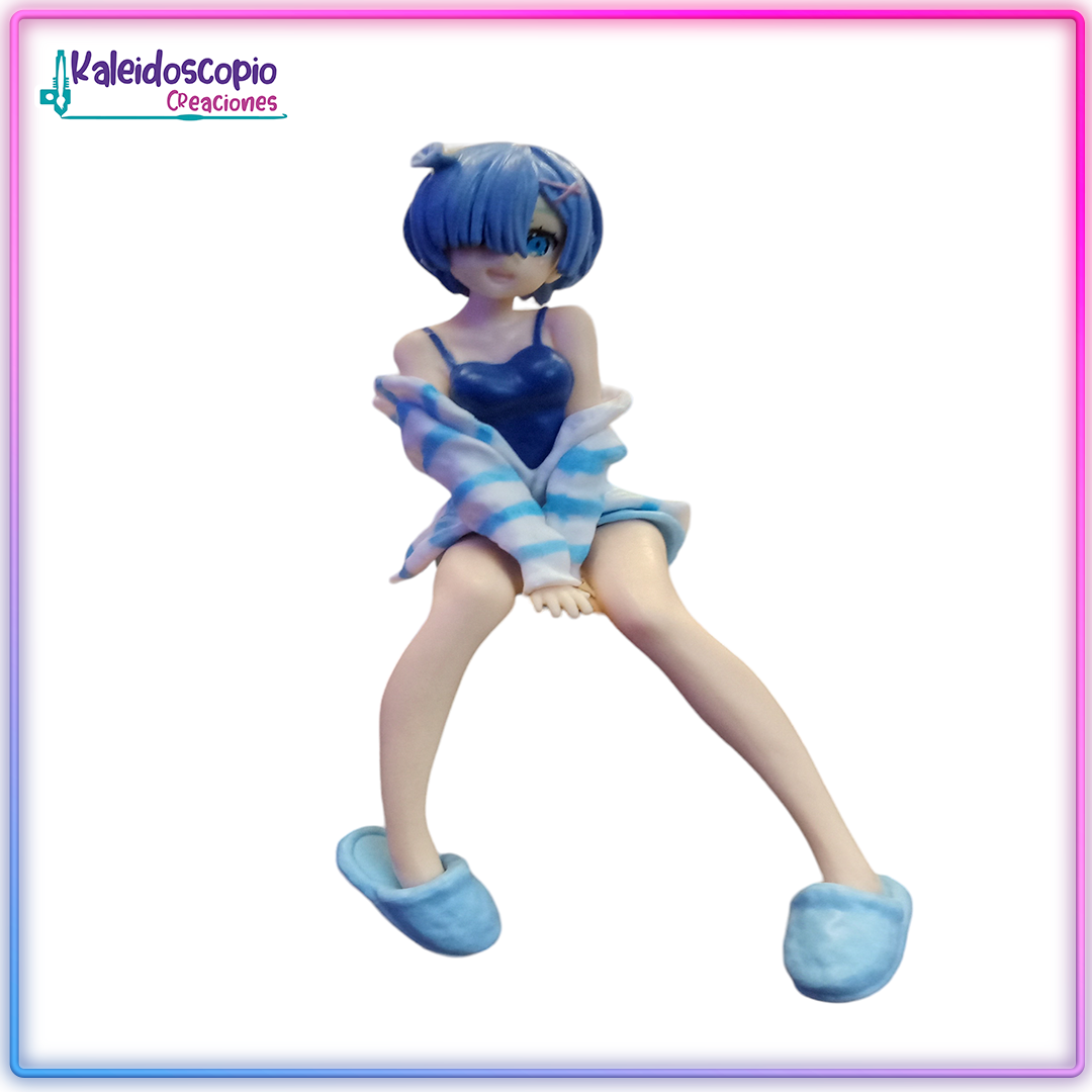 Figura de Rem con Pijama Azul.