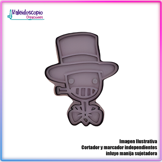 Señor Cabeza Nabo Cortador de Galleta y Fondant