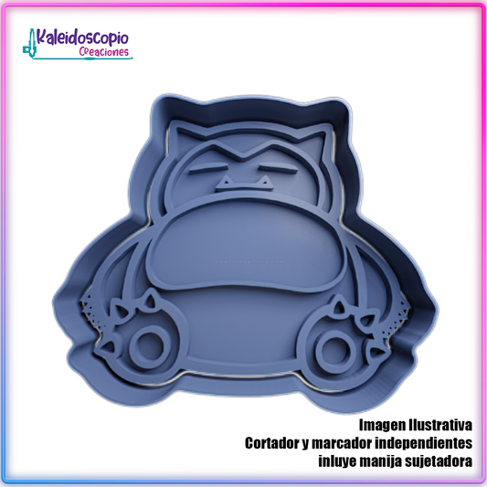 Snorlax Pokemon - Cortador de Galletas y Fondant