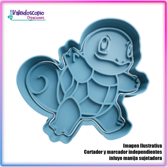 Squirtle Pokemon - Cortador de Galletas y Fondant