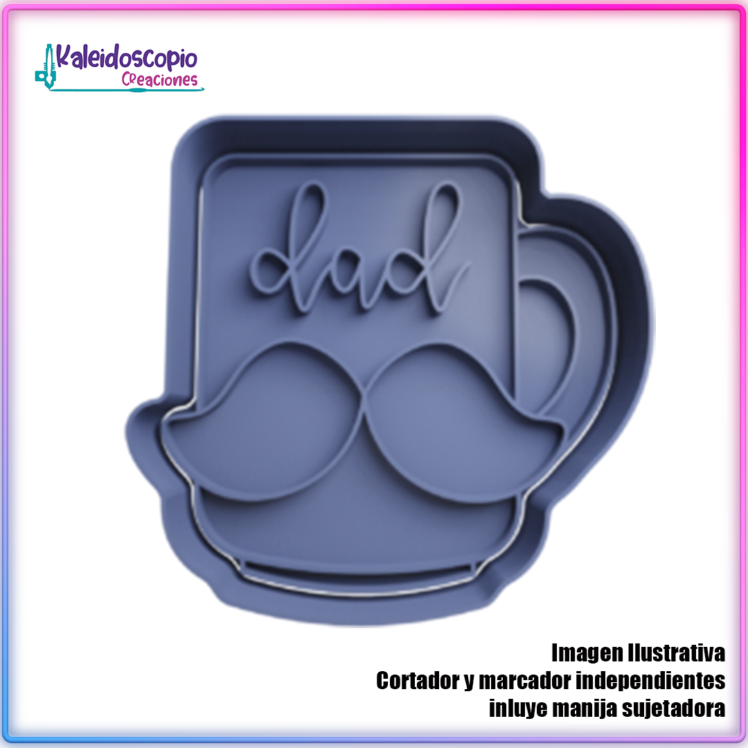 Taza Dia del Padre Cortador De Galletas