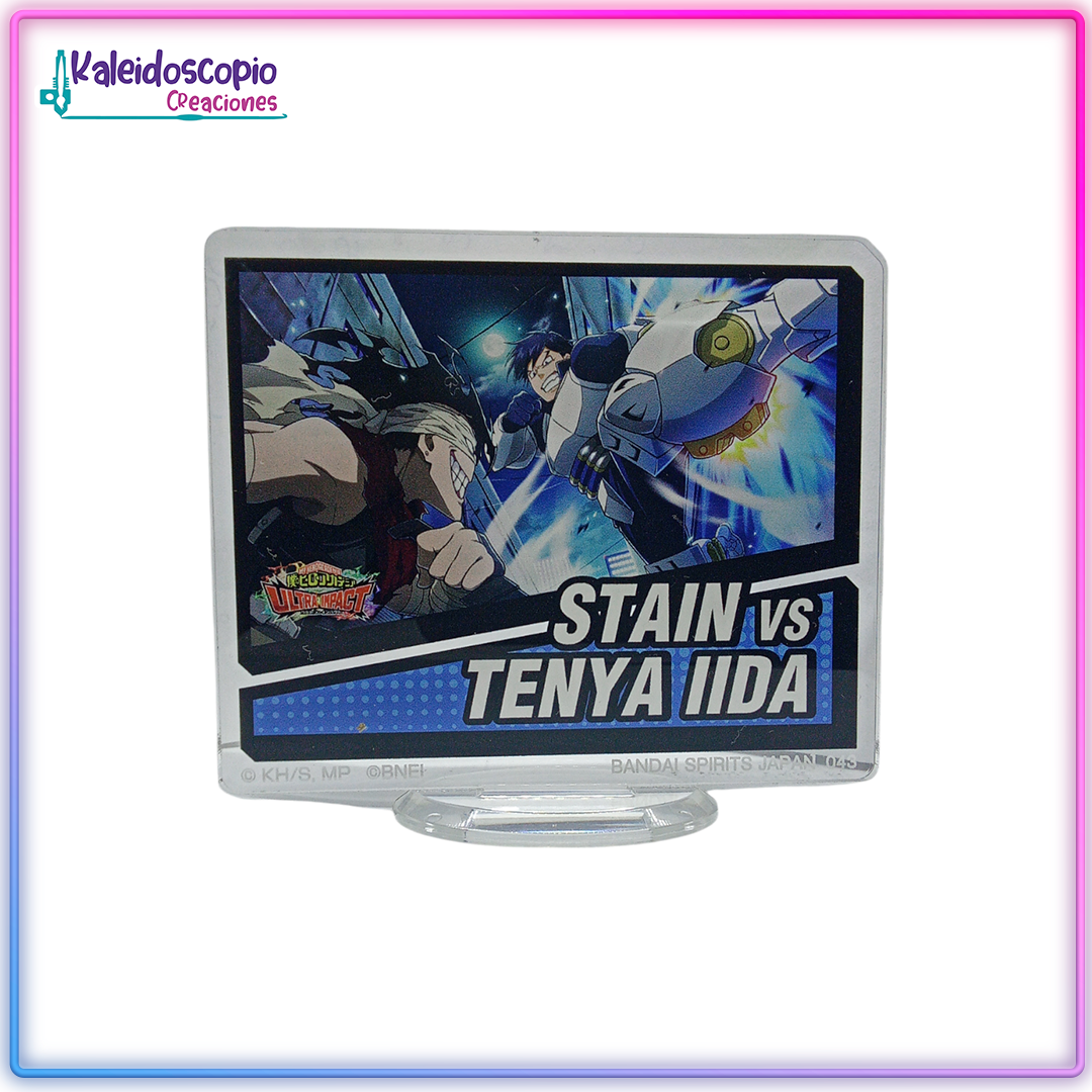 Stain Vs Tenya IIda My Hero Academia - Acrilico Bandai