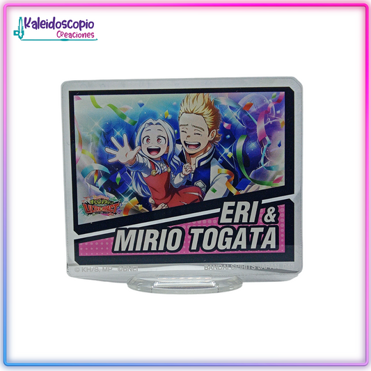 Eri y Mirio My Hero Academia - Acrilico Bandai