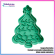 Arbol de Navidad 6 - Cortador de Galletas y Fondant