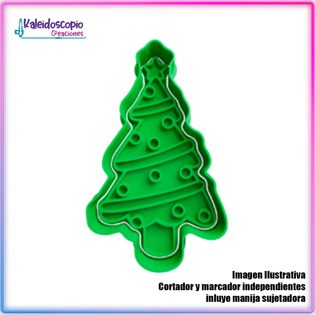 Arbol de Navidad 8 - Cortador de Galletas y Fondant