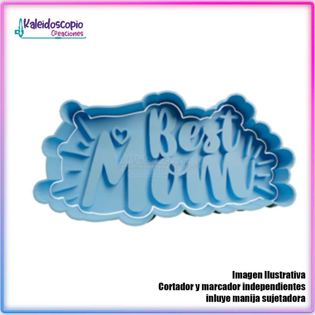 Best Mom Cortador para galletas y fondant