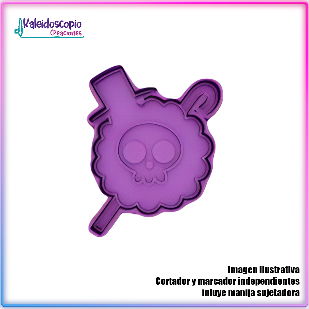 Brook Calavera One Piece Cortador de Galleta y Fondant