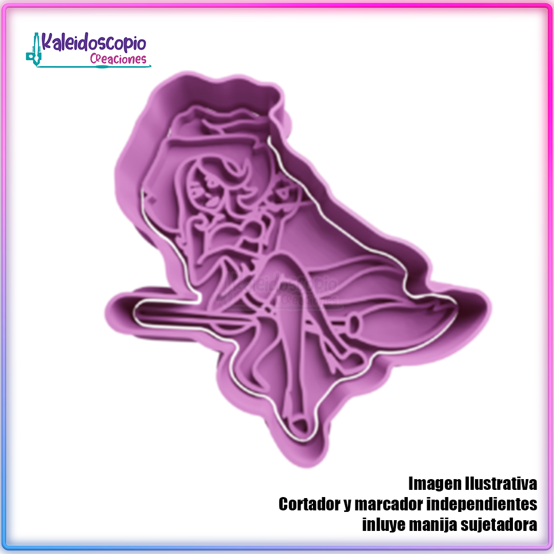 Brujita v3 Cortador para galletas y fondant