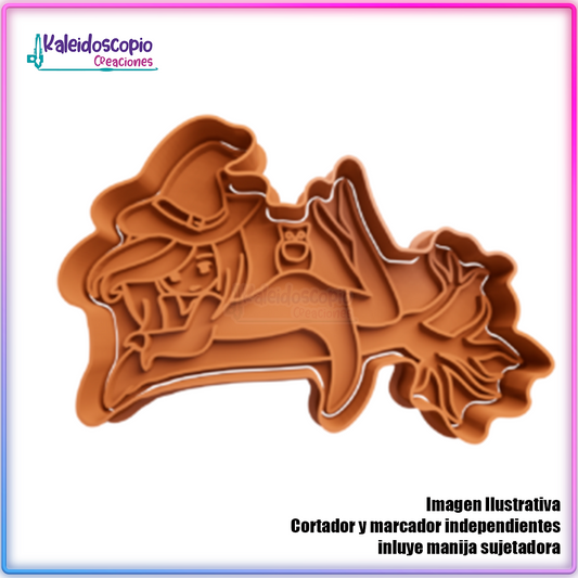 Brujita Cortador para galletas y fondant