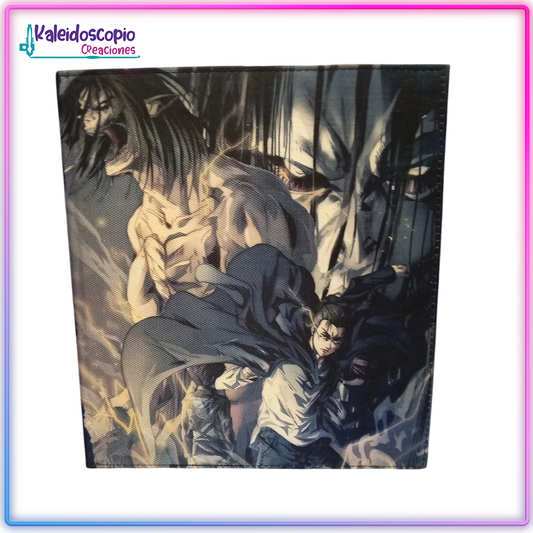 Carpeta para hojas Eren Jeager