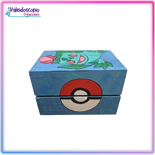 Caja de Madera Bulbasaur Pokemon