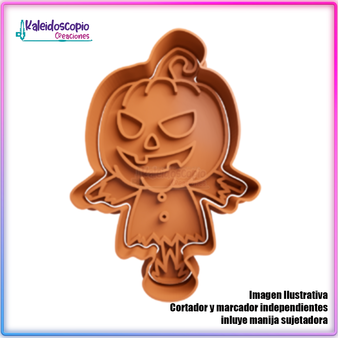 Calabaza espantadora Cortador para galletas y fondant