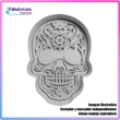 Calavera hornamentada 3 Cortador para galletas y fondant