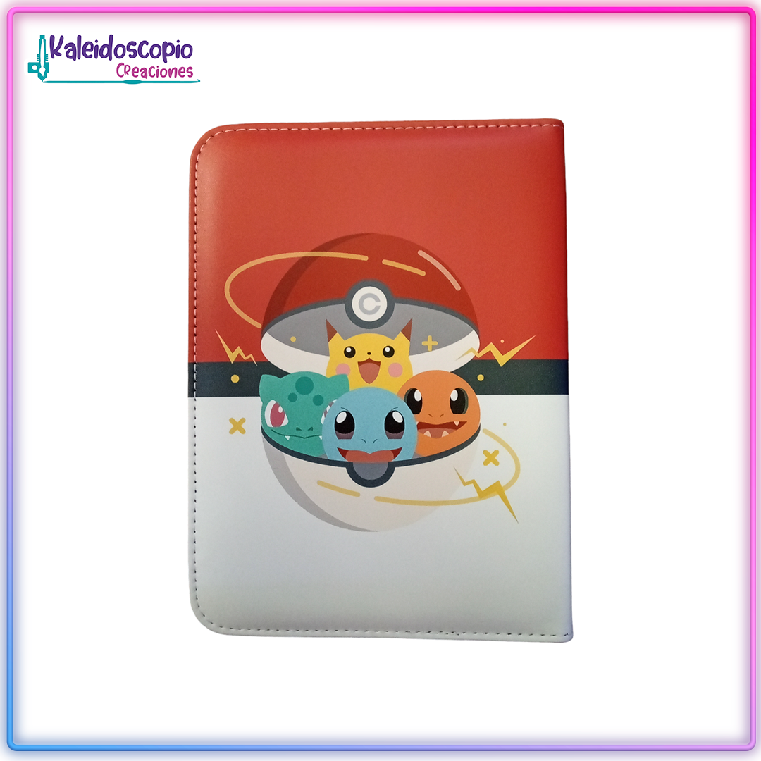 Carpeta Pokemon Diseño de Pikachu y sus amigos - Carpeta Cartas Pokemon