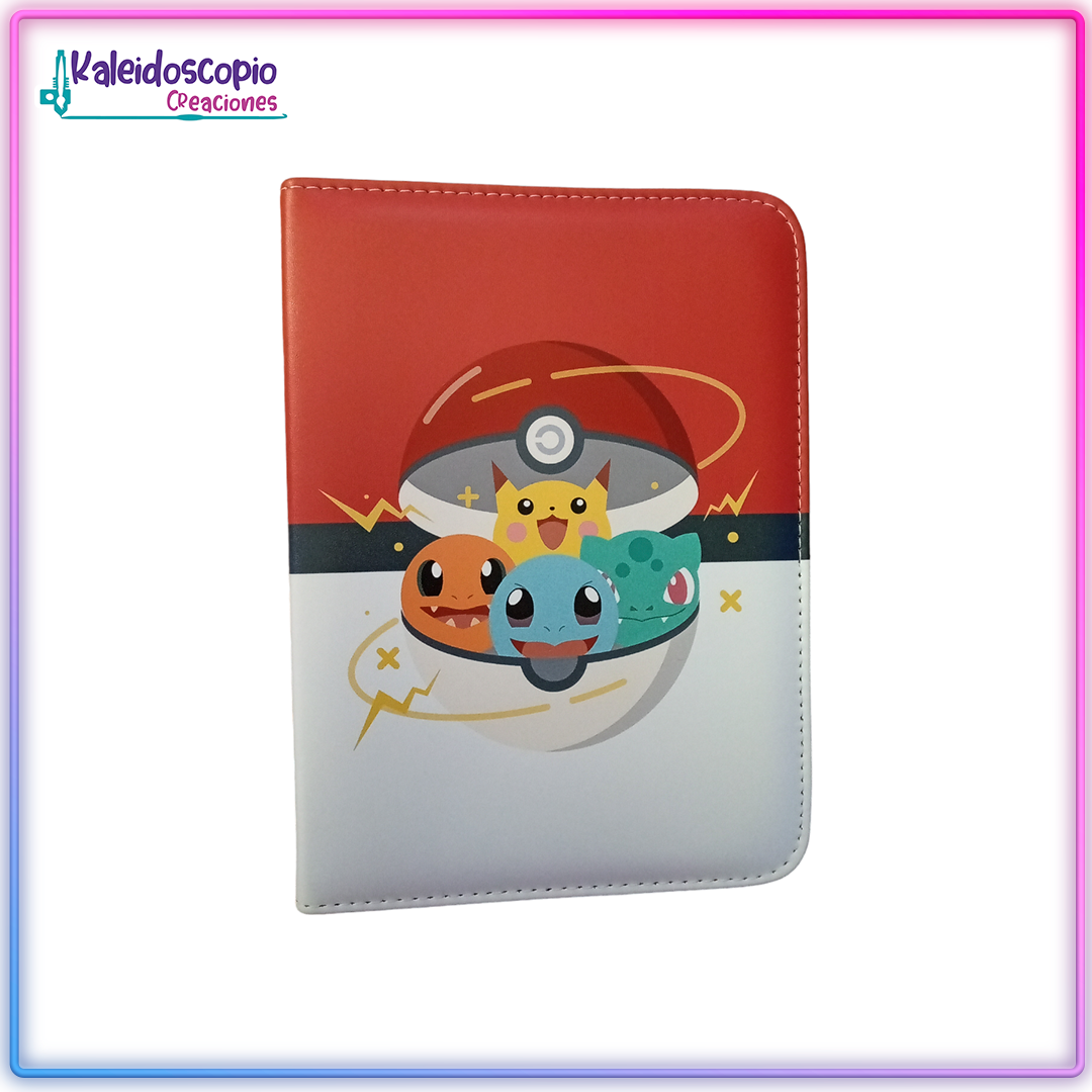 Carpeta Pokemon Diseño de Pikachu y sus amigos - Carpeta Cartas Pokemon