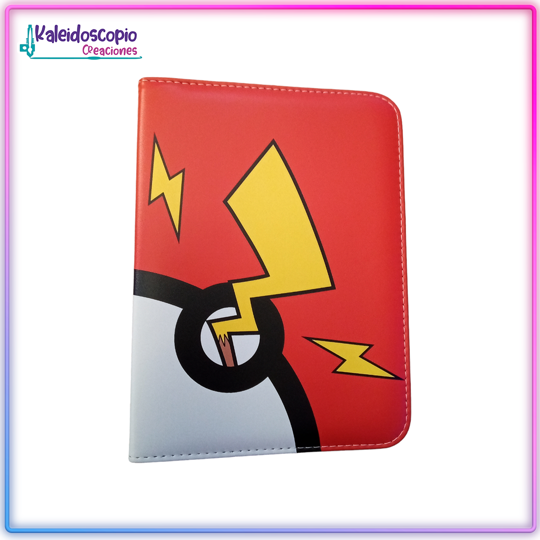 Carpeta Pokemon Diseño de Pikachu - Carpeta Cartas Pokemon