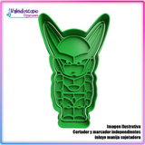 Cell Perfecto Dragon Ball Super Cortador para galletas