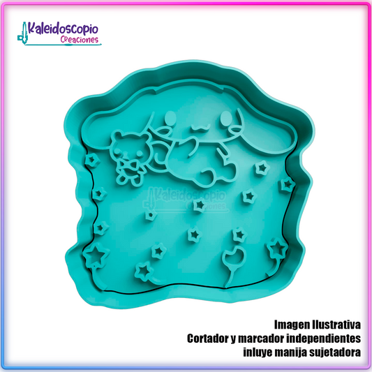 Cinamorrol con osito - Cortador para galletas y fondant