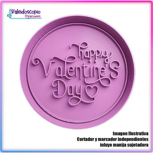 Feliz San Valentin 2 - Cortador de Galletas y Fondant