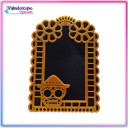 Cuadro Papel Picado Dia de Muertos