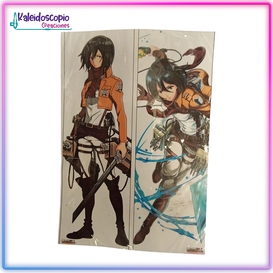 Dakimakura Mikasa Ackerman Doble Vista