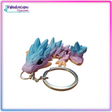 Llavero Dragon Rosa Pastel - Flexy