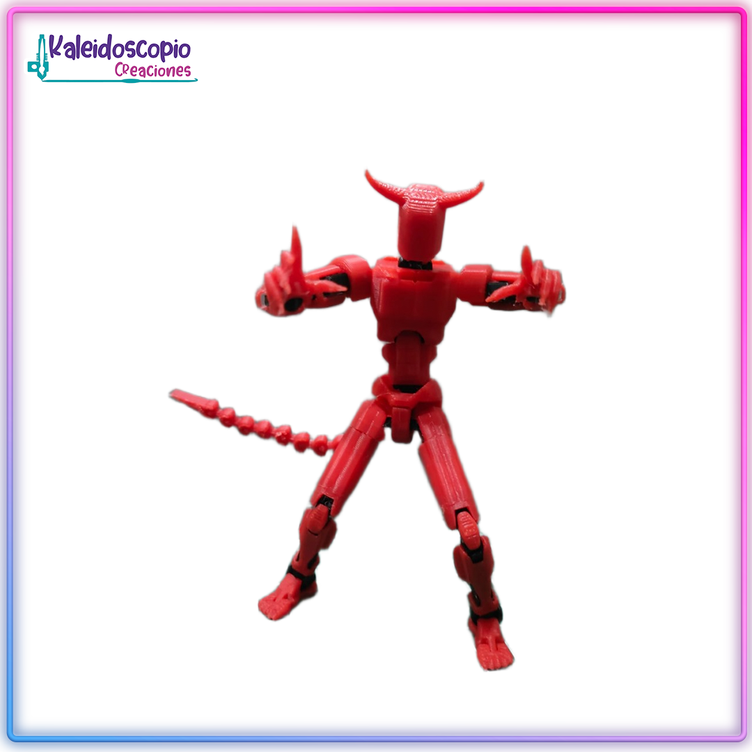 Lucky Dummy T13 Demonio - Robot Multiarticulado