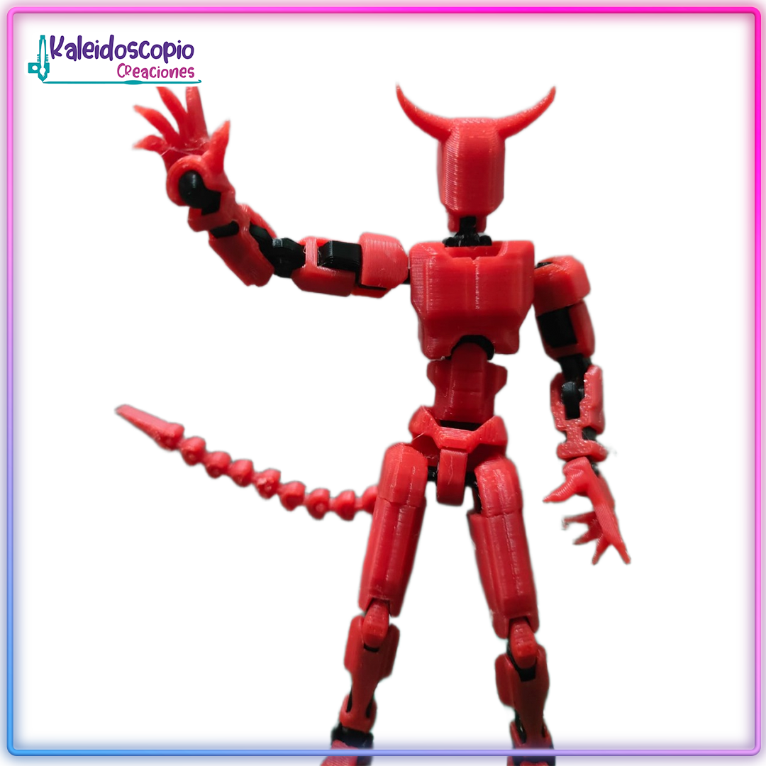 Lucky Dummy T13 Demonio - Robot Multiarticulado