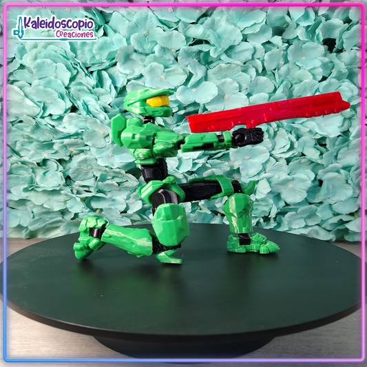 Lucky Dummy Jefe Maestro Halo - Robot Multiarticulado