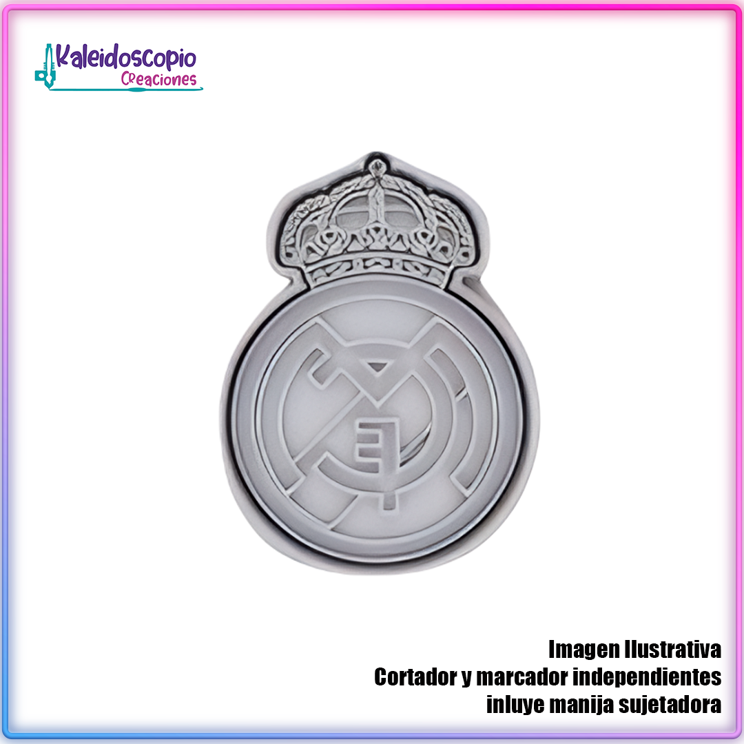 Escudo Real Madrid Cortador de Galleta y Fondant