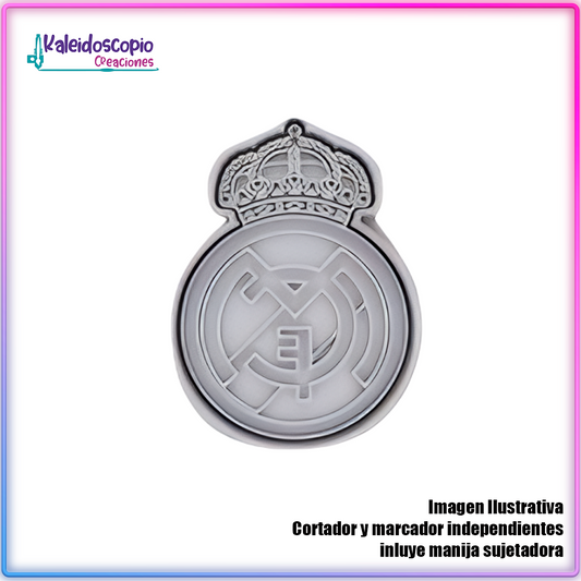 Escudo Real Madrid Cortador de Galleta y Fondant