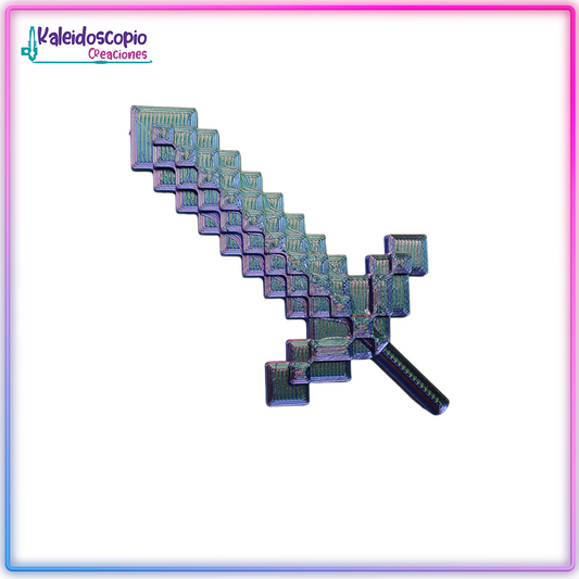 Espada Minecraft para Figura Lucky Dummy - Accesorios Lucky Dummy